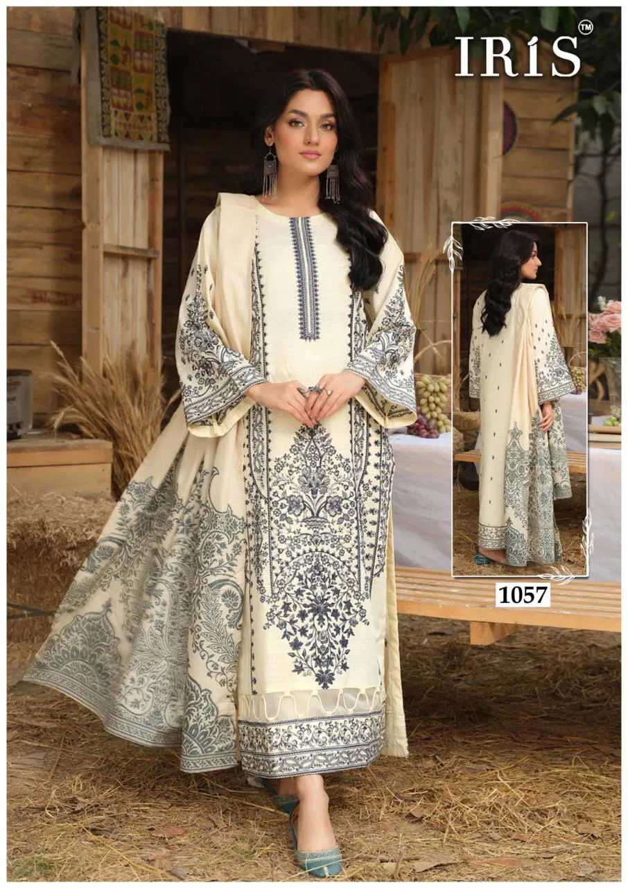 Afsanah Vol 6 By Iris Cotton Printed Pakistani Dress Material Orders In India